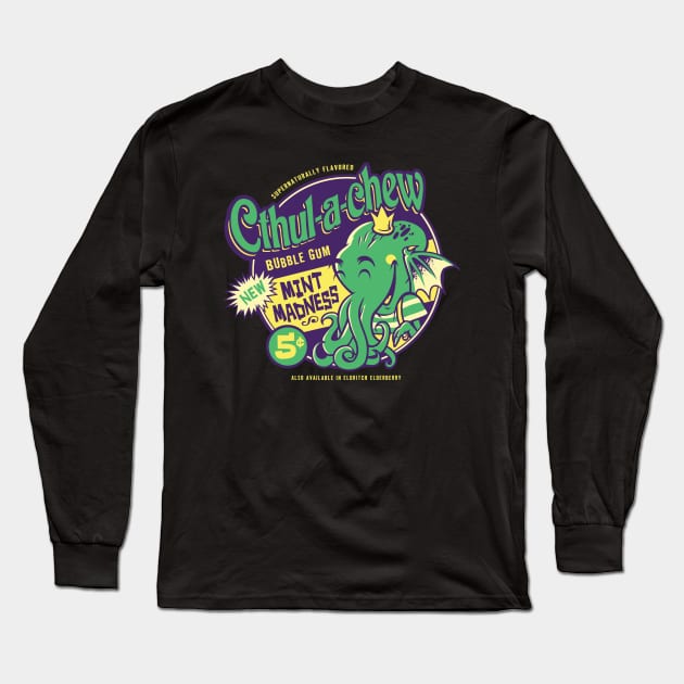Cthul-A-chew Long Sleeve T-Shirt by heartattackjack